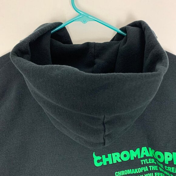 Tyler the Creator Chromakopia World Tour Black Green Hoodie XXL 2XL - Picture 10 of 16